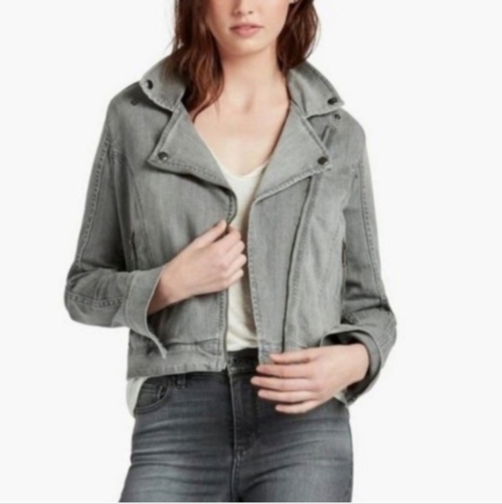 Lucky Brand Denim Moto Jacket